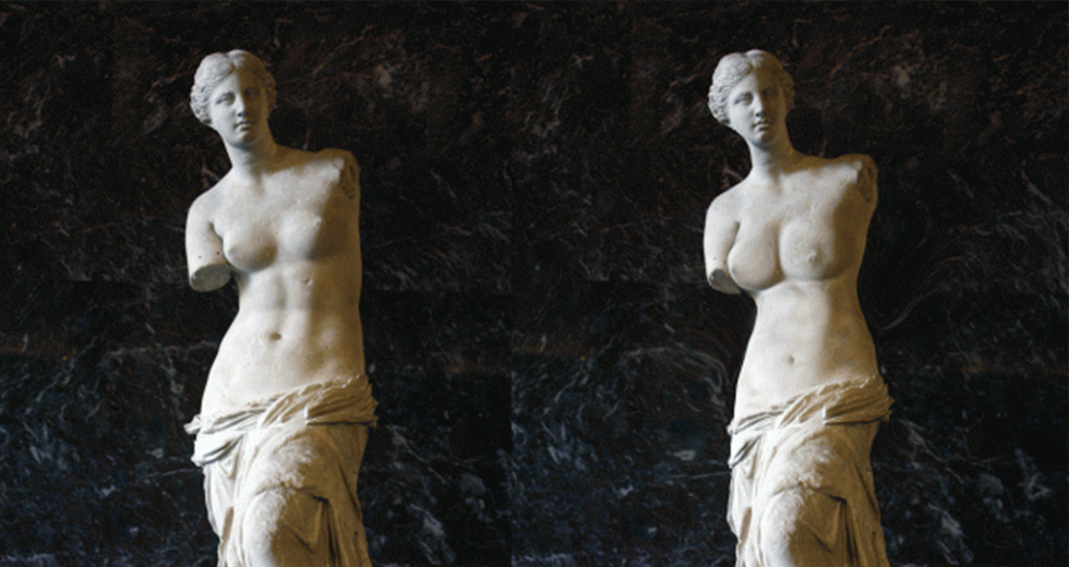 Venus de Milo, retouched