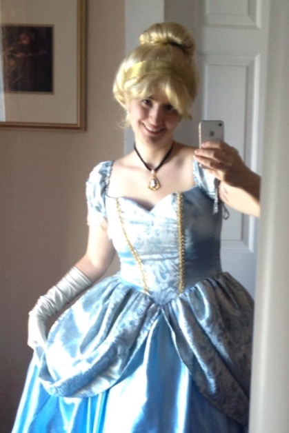 Rebecca Hains as Cinderella